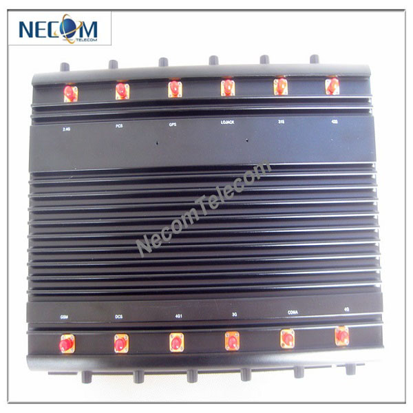 12 Antennas Cellular +WiFi+GPS+Lojack+433+315MHz All in One Jammer