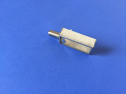 rf connector with shielding