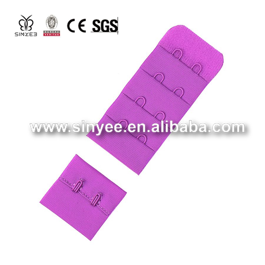 Bra Accessories 4*2 Nylon Bra Hook and Eye Tape