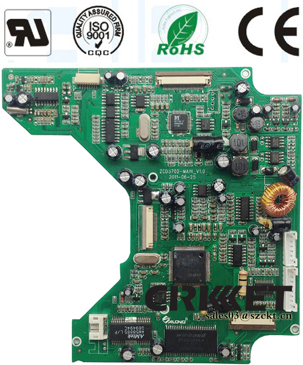Vehicle DVD PCB Assemblies, SMT Services
