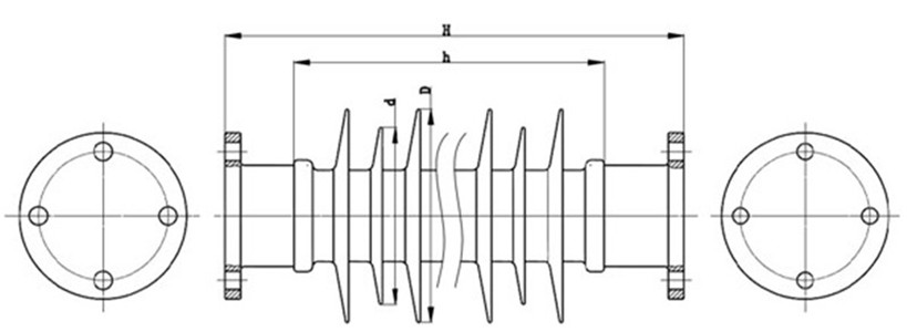 Silicon Rubber Station Post Insulator