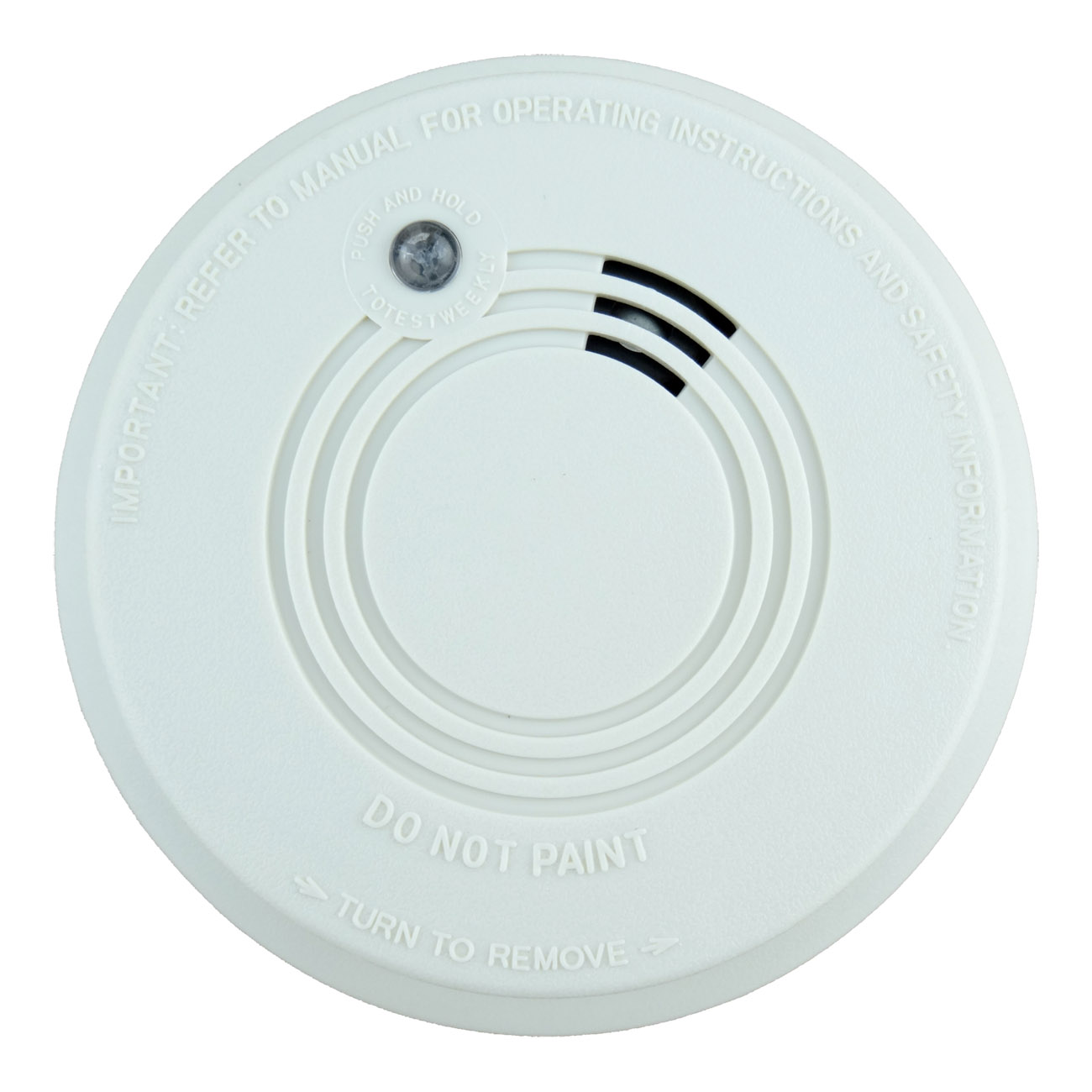 Wireless Photoelectric Smoke Detector Tester Sensor Detection Fire Alarm System With Back-Up Battery