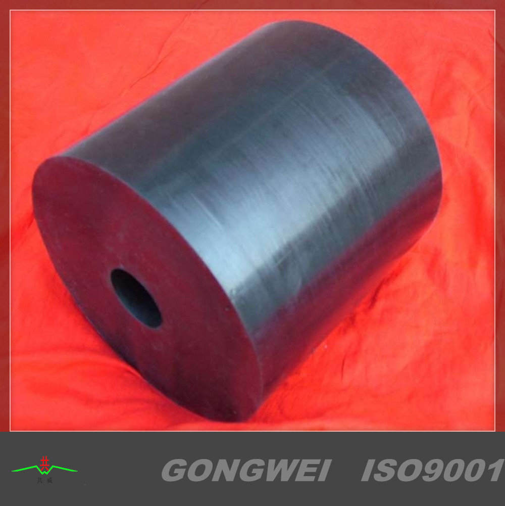 Composite rubber spring for vibrating screen
