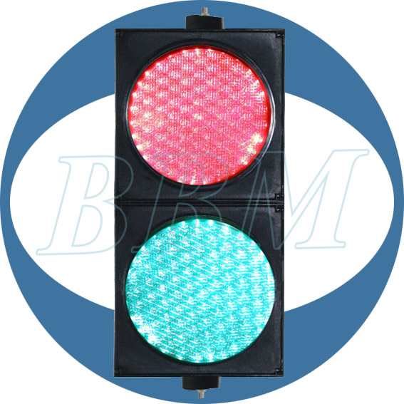 300mm Bi-color wireless traffic light control