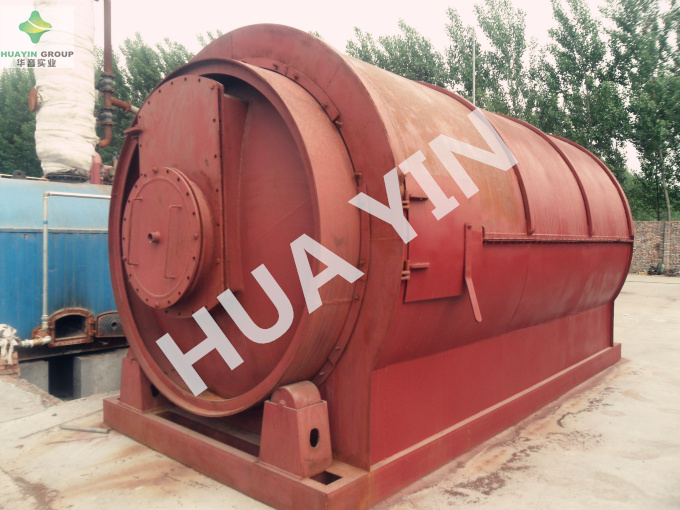 huayin brand environmental friendly plastic pyrolysis equipment