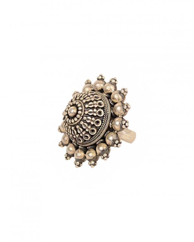 Silver plated earring