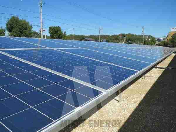 projeto de estrutura de montagem solar Bateu estrutura Solar
