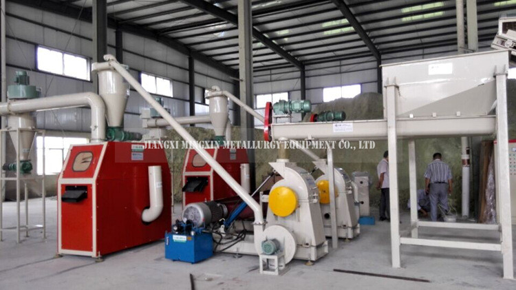 Scrap electric circuit boards recycling machines