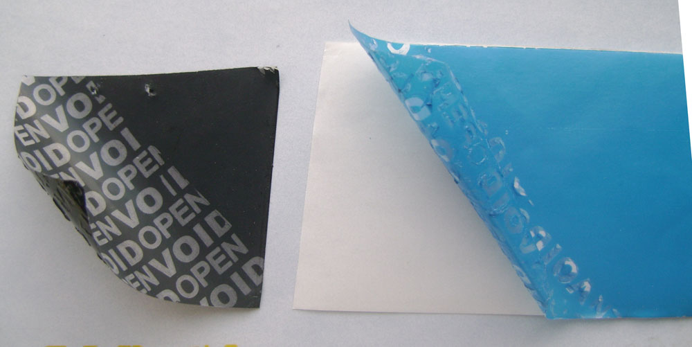 warranty security labels