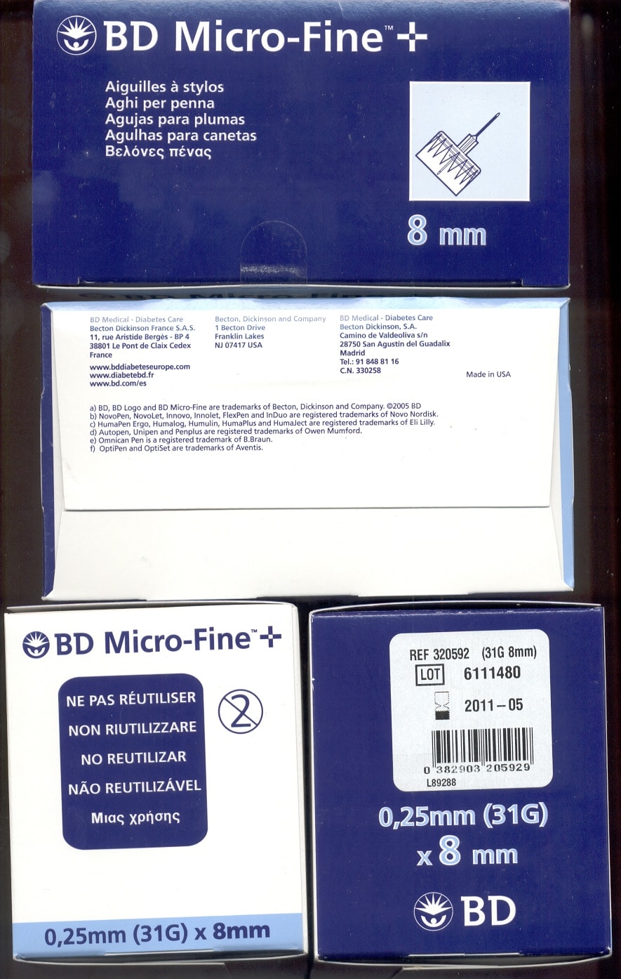 BD microfine + Pen Needles