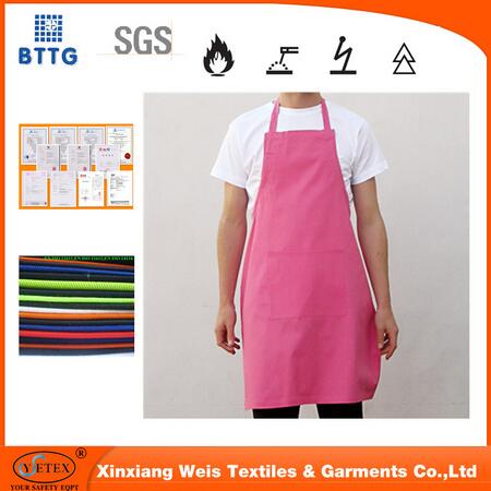 EN11612 Cotton water proof &fire retardant protective apron used for clothingÂ