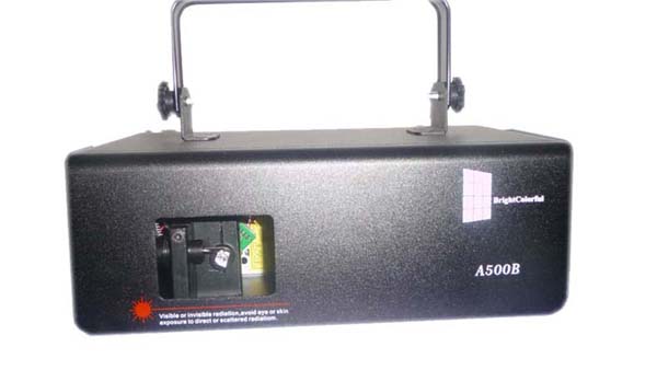 500 mW blue animation laser light