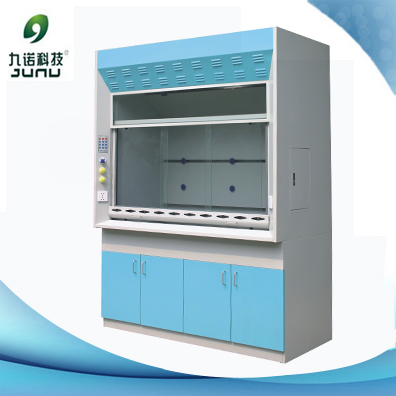 High performance 0.3 fpm steel fume cupboard for dental lab