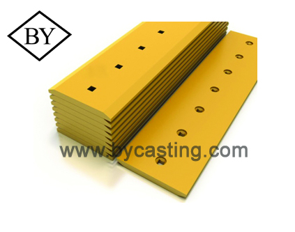 Heavy equipment replacement parts Double bevel cutting edge for Caterpillar bulldozer
