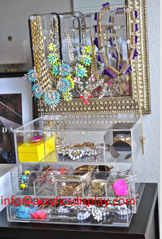 Lucite Acrylic Cosmetic Display Unit