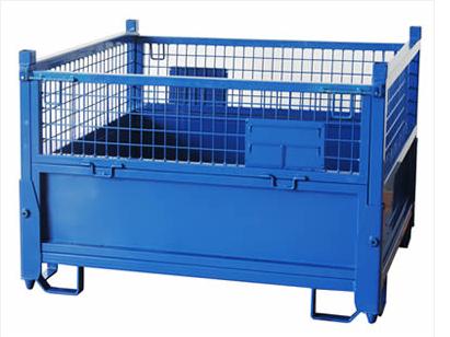 foldable galvanized PET Preform folding storage wire mesh container