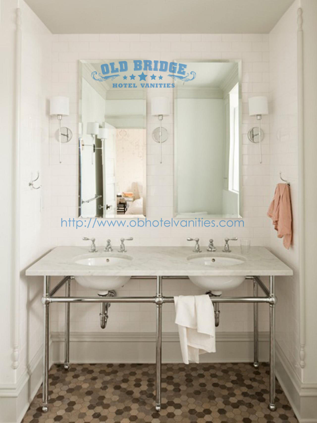 metal bathroom vanity base with double sink