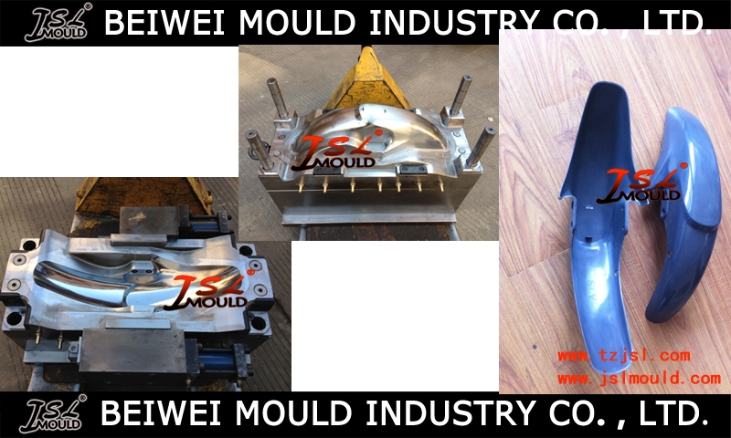 Custom Injection Plastic Motorcycle mudguard mold