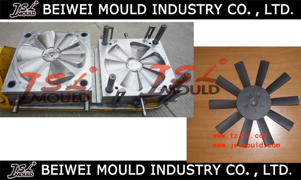 Plastic Car cooling fan blade mould