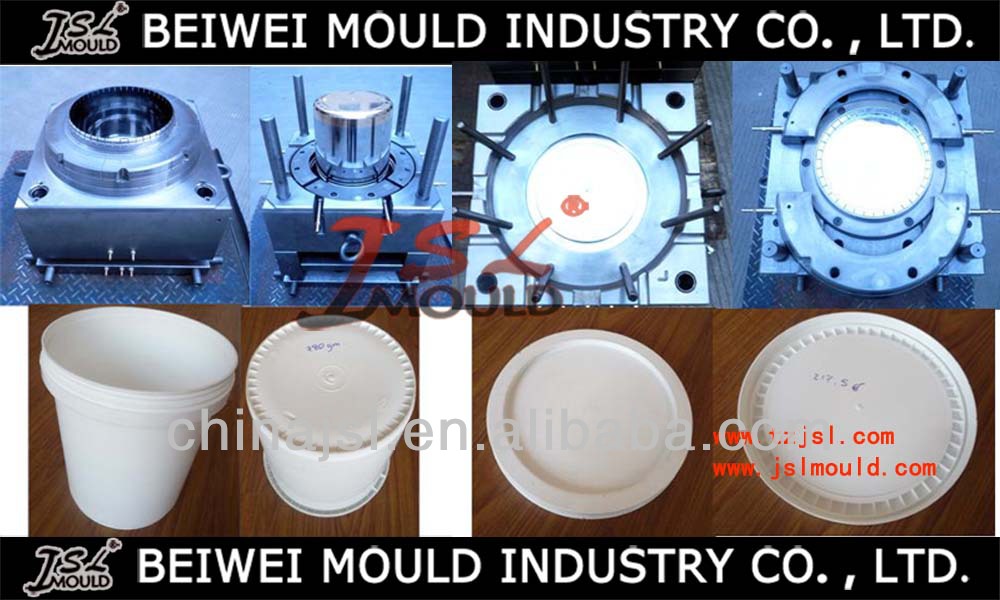 Injection Plastic Paint Bucket Mould