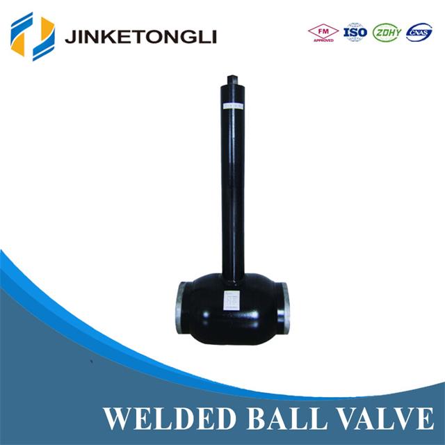 Directly buried type full welded ball valve