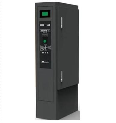 Parking system entry controller card dispenser