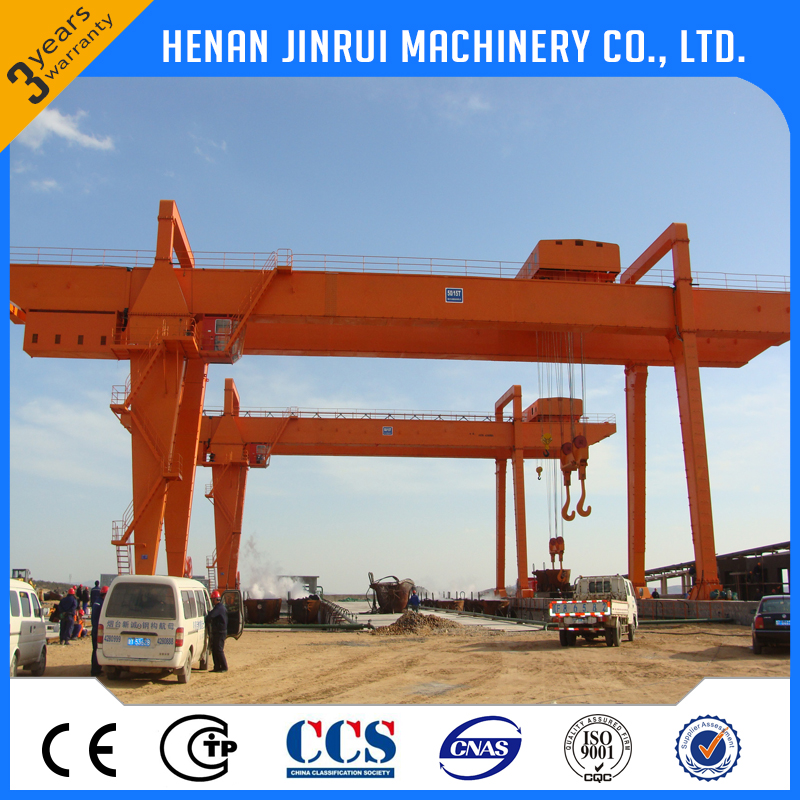 OEM Manufacturer Mould Lifting Double Girder Gantry Mobile Crane