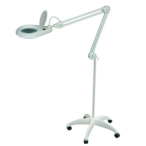 5 Inch LED Magnifier Lamp On Floor Stand