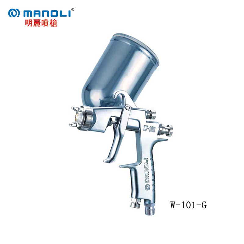 W-101-G lightweight gravity feed type paint spray gun with a perfect atomization effect