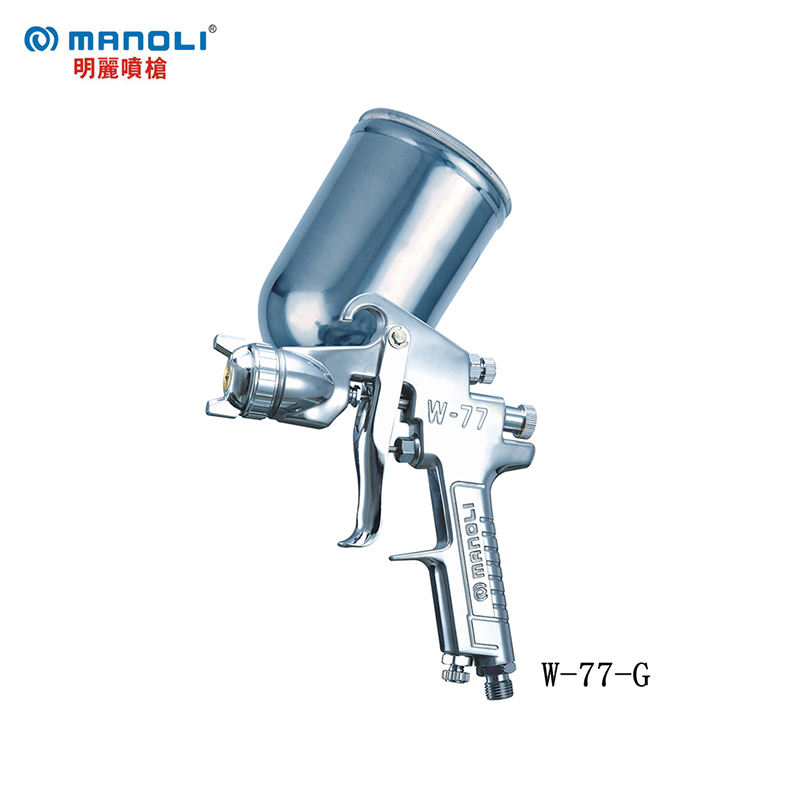 W-77-G medium type gravity feed spray gun painting (primer) and medium viscosity adhesives