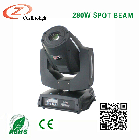 The new 280w 10r beam wash spot 3 in 1 3D moving head light for dj disco /night club /wedding