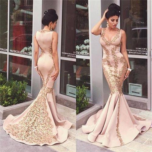 Sexy Sleeveless Mermaid Evening Dress