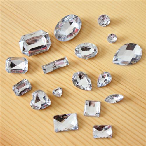 Acrylic Plastic Jewelry Pendant Scarf Slide Tube Bails Accessories