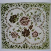 Large picture chinese flower cushion