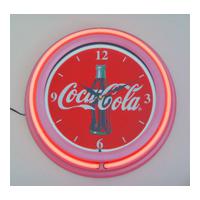 Large picture neon clock