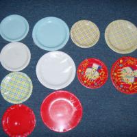 Large picture paper plates