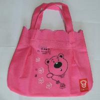 Large picture cute non woven bag
