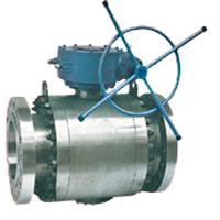 Large picture trunnion ball valve