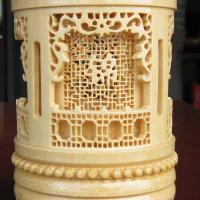 Large picture Bamboo carving pencil vase