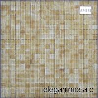Large picture glass mosaic tiles-AM134
