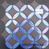 Large picture glass mosaic tiles-EL1507