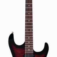 Large picture electric guitar LS-32 F-DL