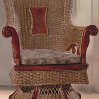 Large picture Indoor rattan revolving chair (3)