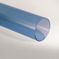 Large picture blue glass tube