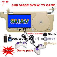 Large picture 7inch Sun Visor DVD player,car video media system,