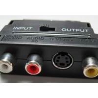 Large picture SCART splitter,SCART to 3 RCA adapter