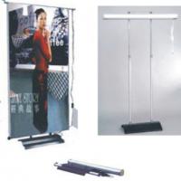 Large picture electric roll up banner stand,two side banner