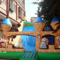 Large picture inflatable slide