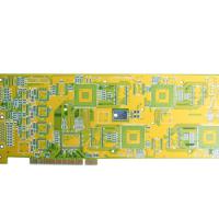 Large picture China 10 layers PCB with green mask white legend