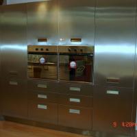 Large picture stainless steel kitchen cabinet,steel cabinet